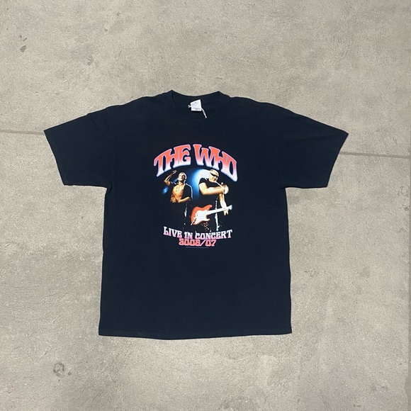 2007 The Who Live In Concert Band Tee - Picture 1 of 4